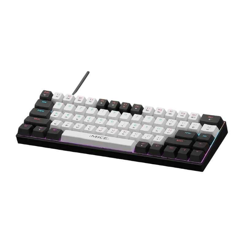 Imice Mehanička tastatura GK-900, Plavi switchevi, Crno-Bijela