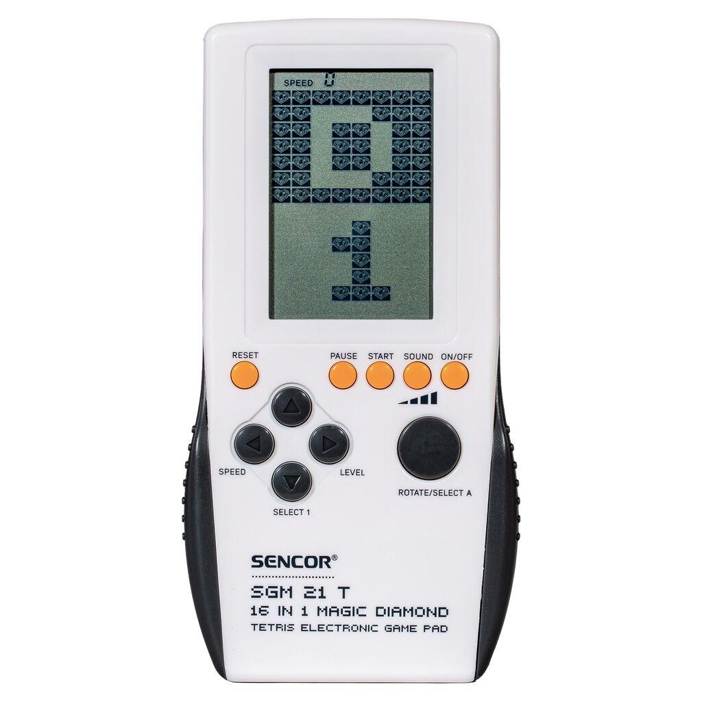 Ručna igrača konzola Tetris SGM 21T, Bijela