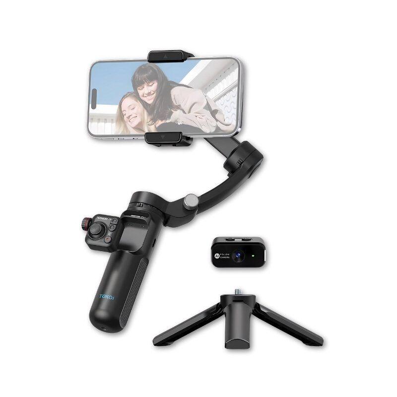 Anka Gimbal M02 Tokqi, 3 Osovine, Crni