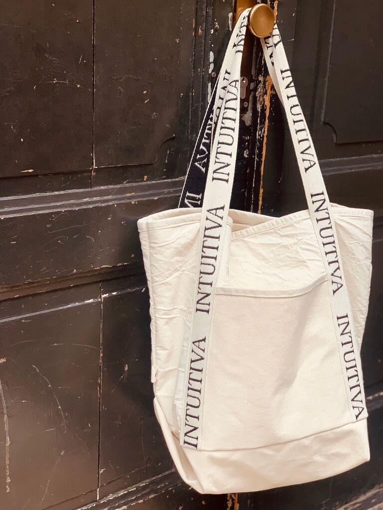 Intuitiva Ženska torba On My Way Torba, Velika, Bijela