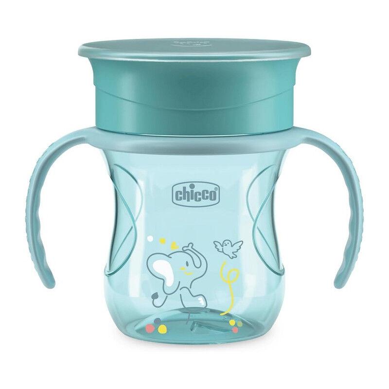 Chicco dječja čaša No Spill Perfect 360 stepeni, 200 ml, plava