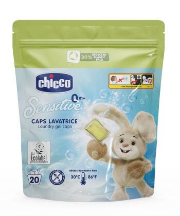 Chicco kapsule za pranje veša Sensitive, 20 komada