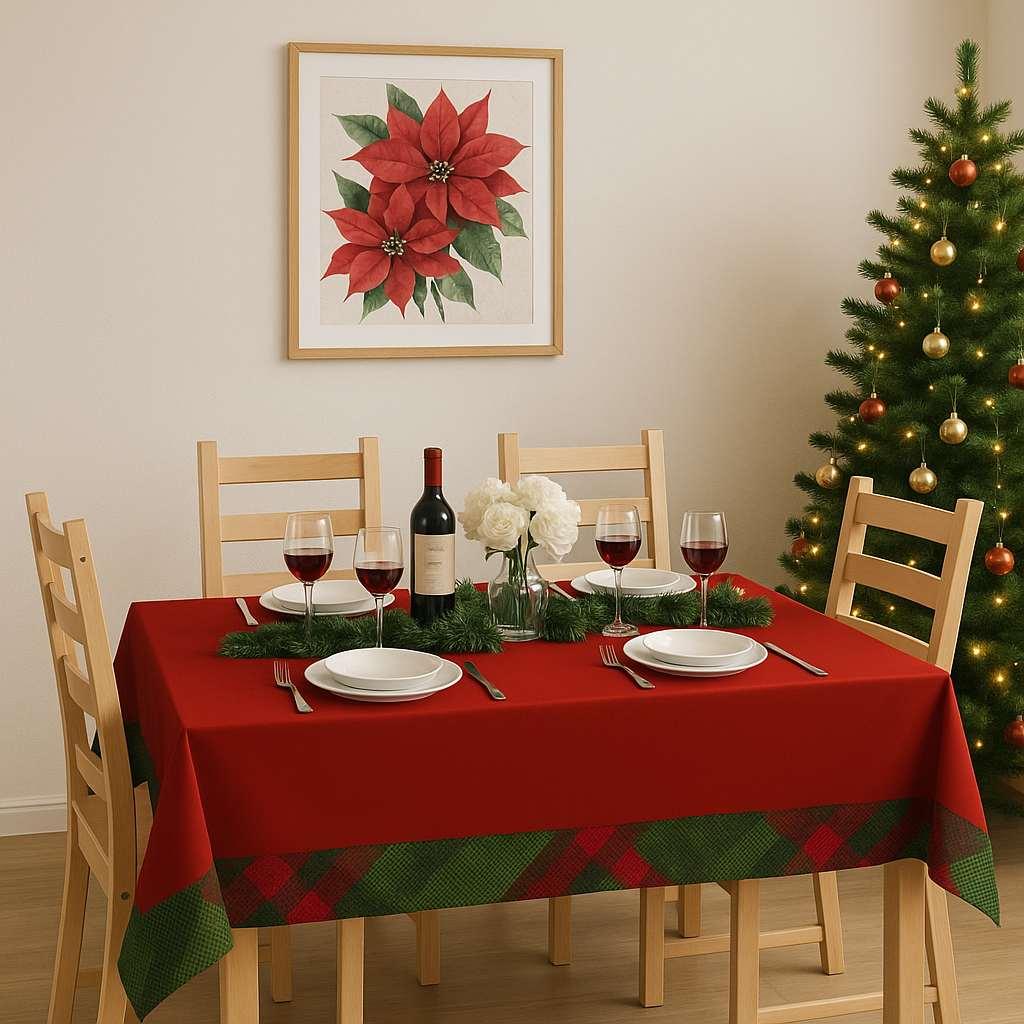 Hermia stolnjak Hm-Tblnwy26-10, 140 x 140 cm, šareni