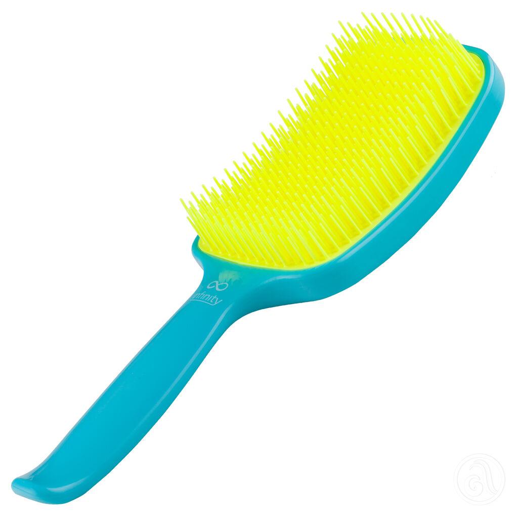 Infinity Četka za raščešljavanje kose Hairfection, Plavo-Žuta