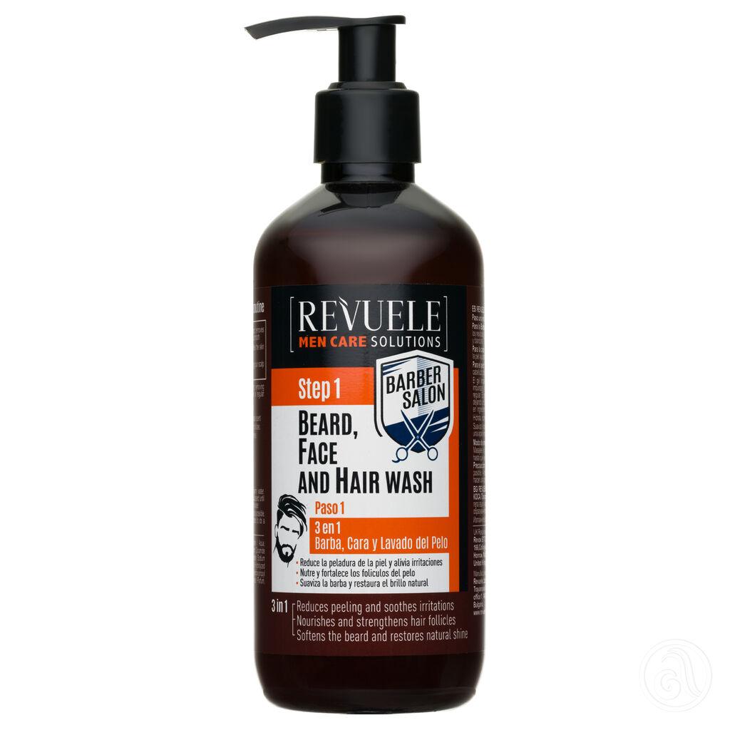 Reveule Barber Salon Gel Šampon 3u1 za Kosu, Bradu i Tijelo, 300Ml