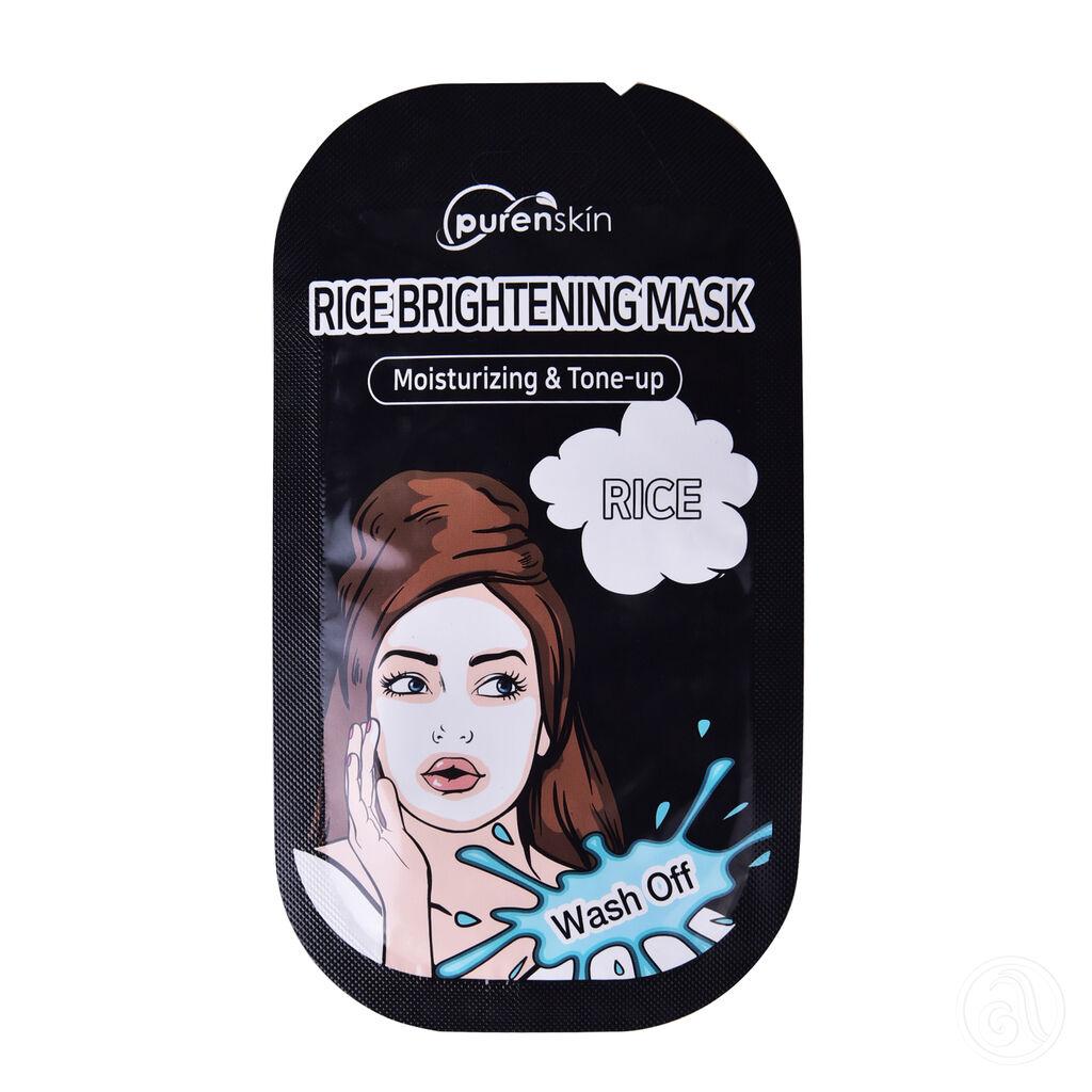 Purenskin Maska za hidrataciju i toniranje kože Pirinač, 10G