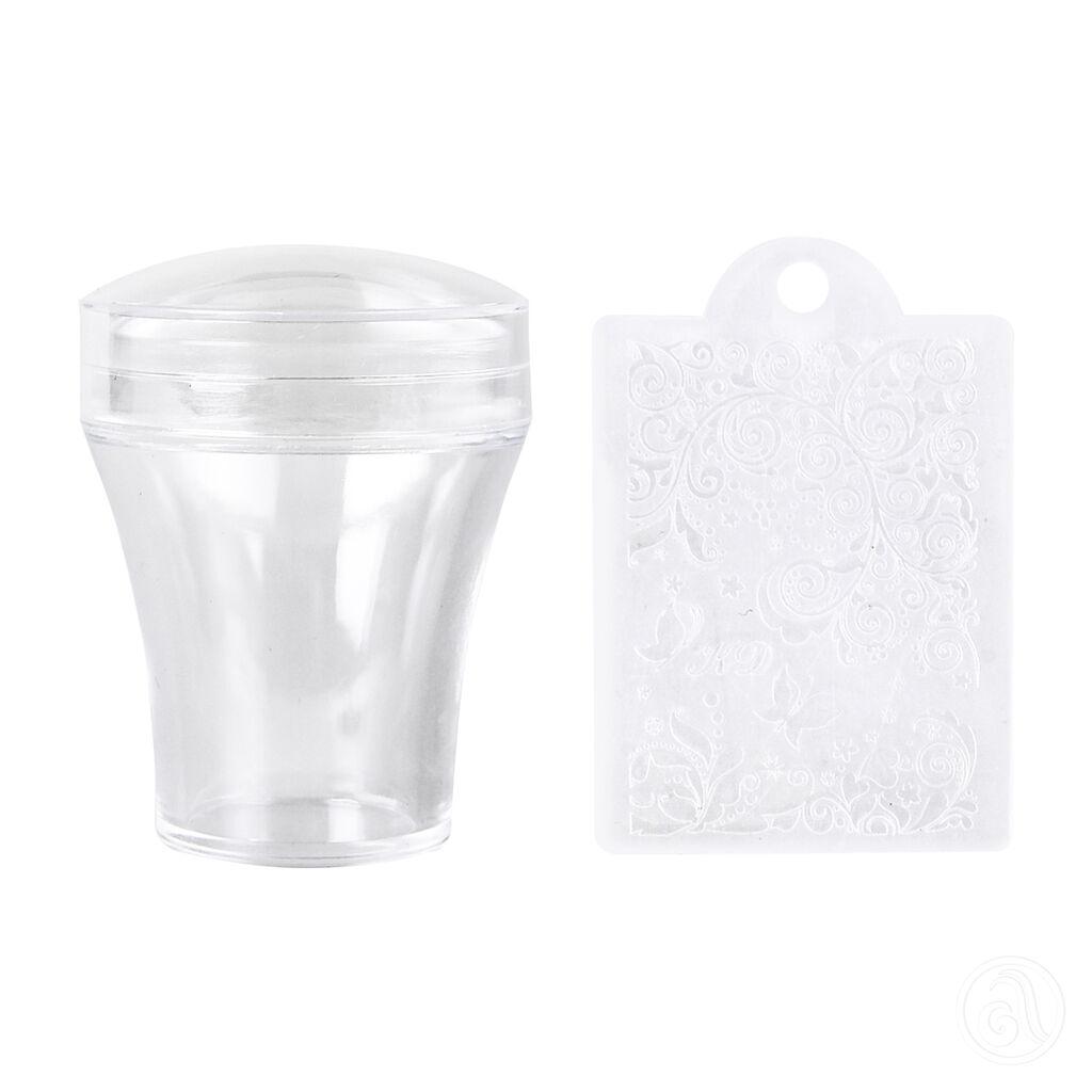 Perfect Nails Pečat za nokte i grebač Nail Art 17-B