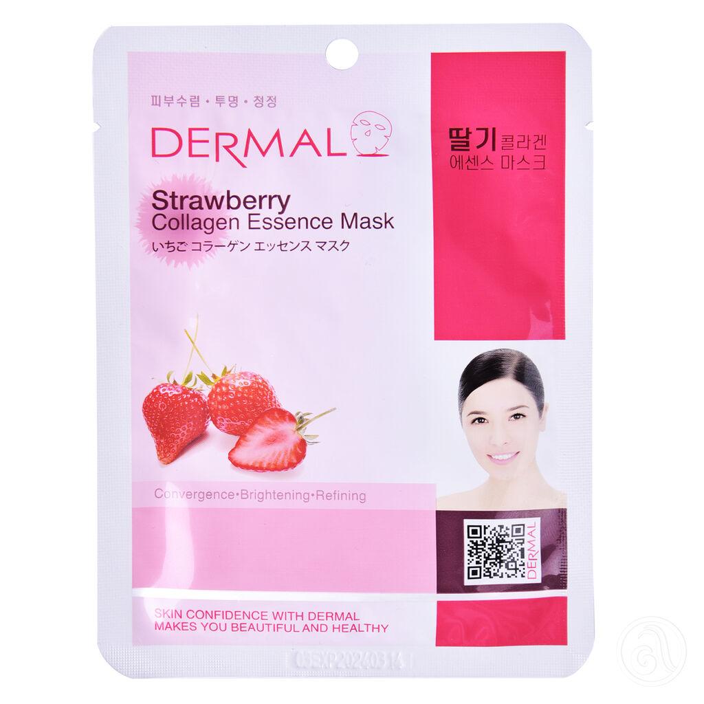 Dermal Sheet maska za lice Collagen Essence Jagoda, 23G