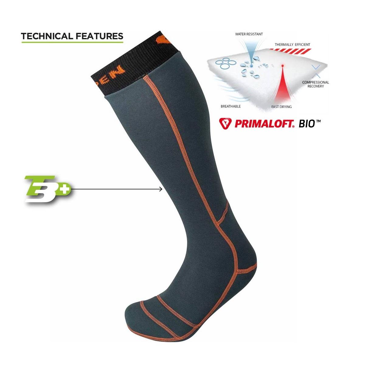 LORPEN Čarape T3+ Biowarmer Hunt, Sive