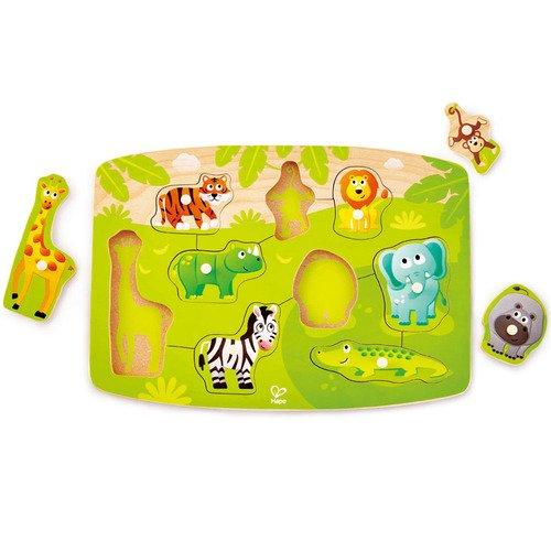 HAPE Drvena slagalica za djecu E1405A, Divlje životinje