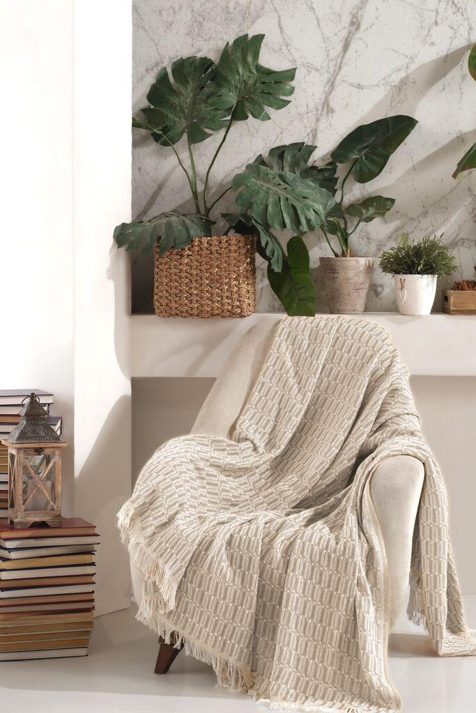 L'essentiel Maison Vizyon prekrivač, 170x210cm, 300 gr/m², bež