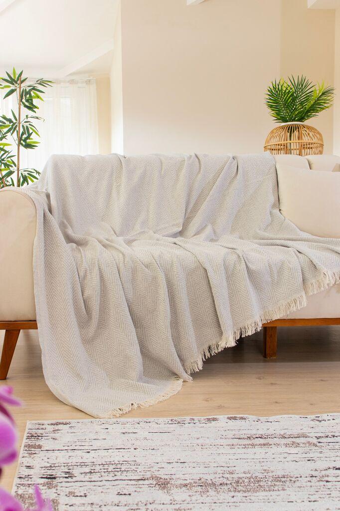 L'essentiel Maison deka tkana Cozy, 170x200cm, 320 gr/m², siva