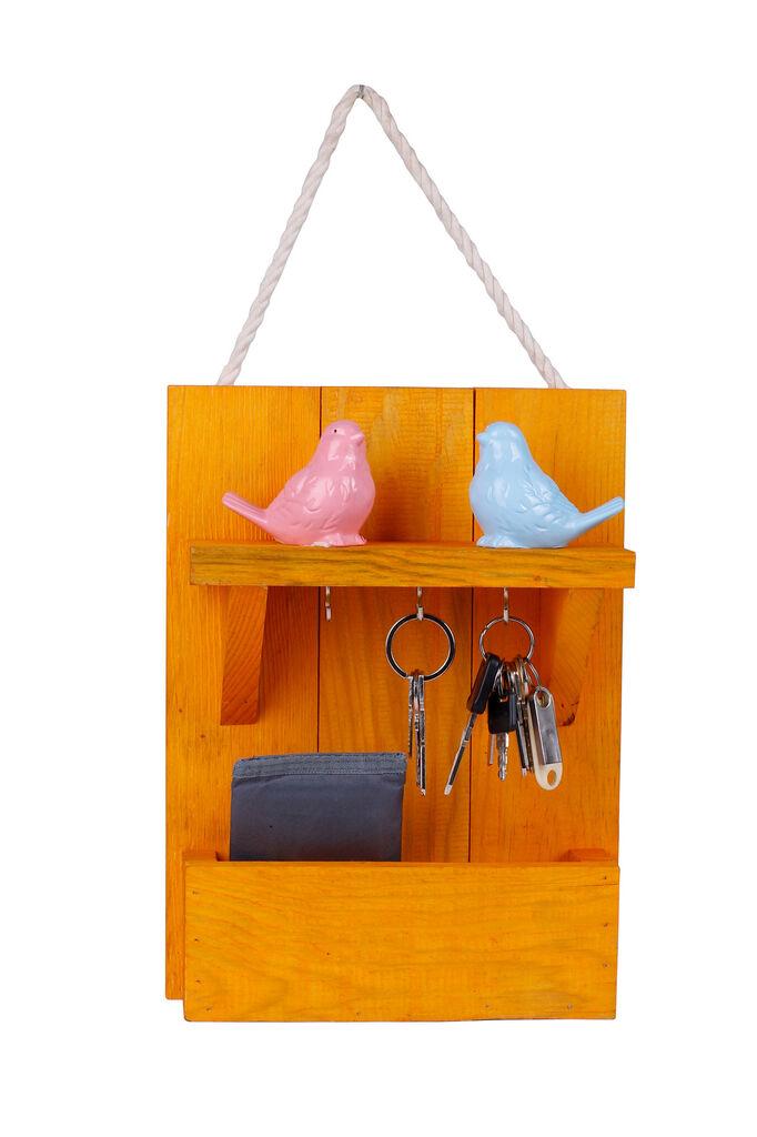 Aberto Design Polica za ključeve 214, 31x24x8cm, Crna