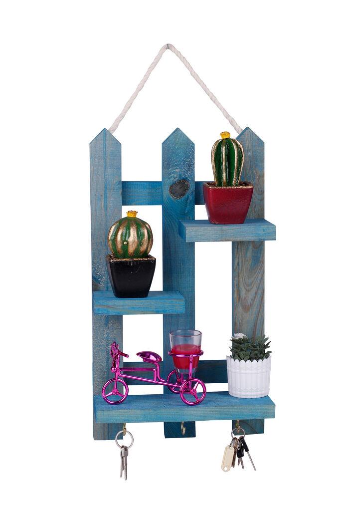 Aberto Design Polica za ključeve 213, 40x23x9cm, Plava