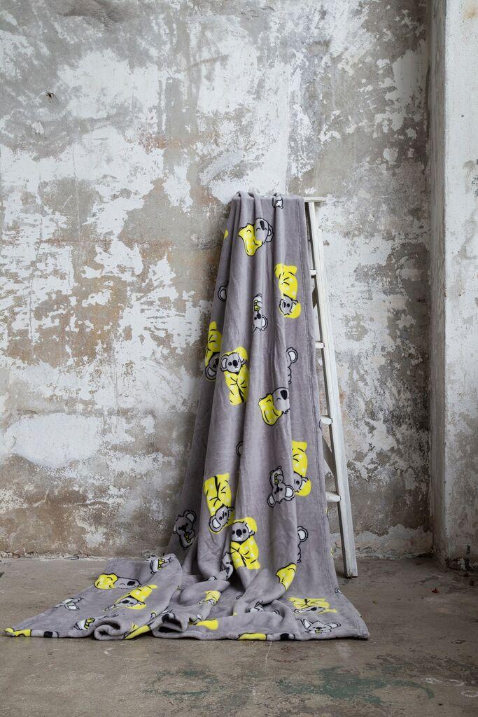 L'essentiel Maison Koala Bear deka, 110 x 140 cm, žuta