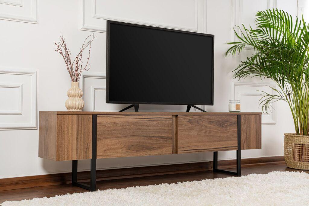 Nordure TV Komoda Serenity, 180x50x29.5cm, Braon-Crna