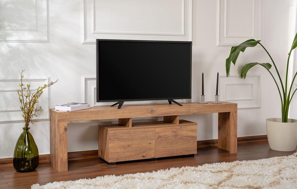 Hanah Home TV komoda, enklava, 180x50x31.3cm, smeđa