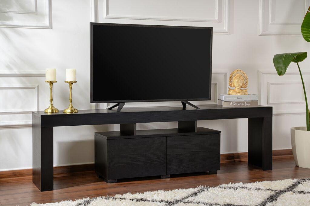 Hanah Home TV komoda, enklava, 180x50x31.3cm, crna