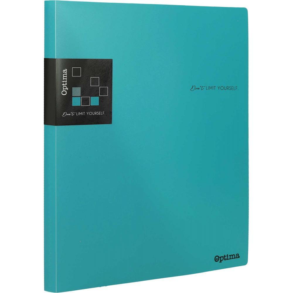 Optima fascikla sa folijama/20 A4 petrolej 120366