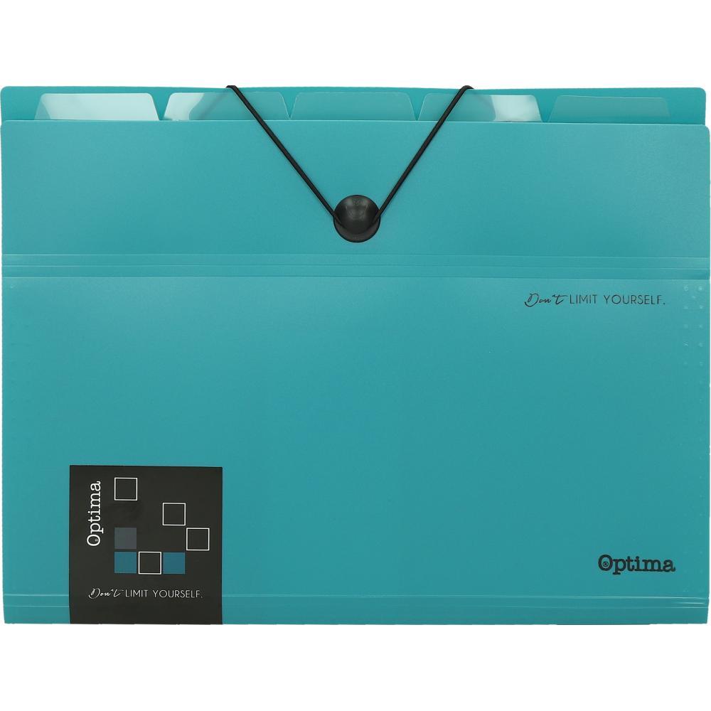 Optima fascikla sa fasciklom A4 petrolej 120389