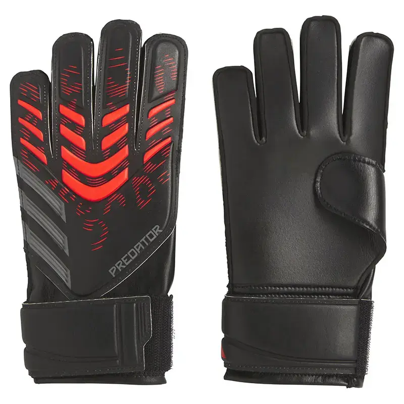 Adidas Golmanske rukavice za dječake Pred Gl Trn J, Crno-Crvene