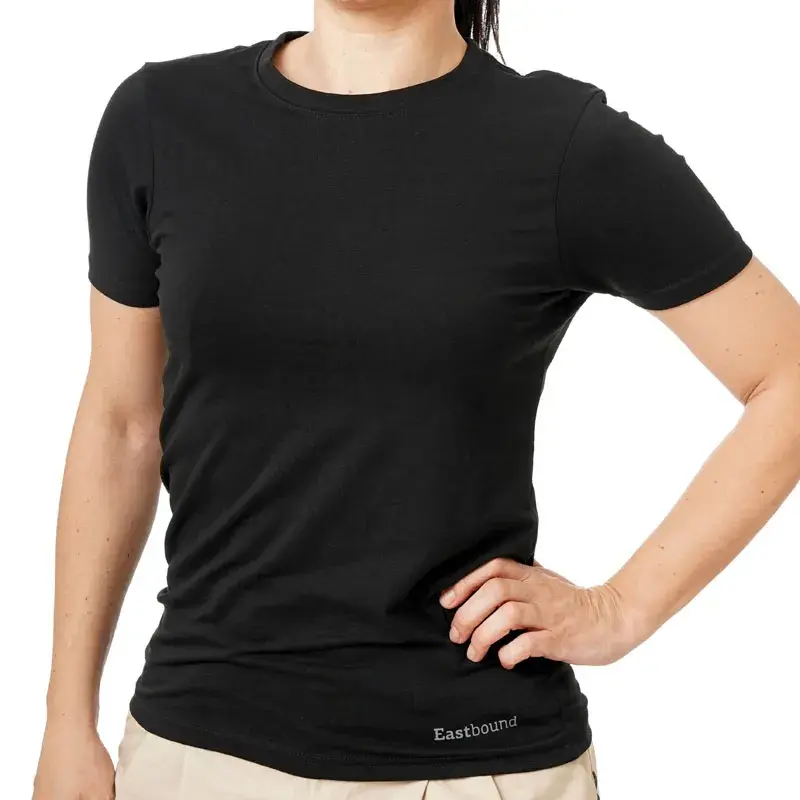 Ženska majica kratkih rukava s natpisom "Arrow" marke Eastbound, bijela