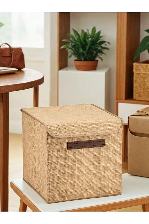 Aberto Design korpa za odlaganje YLC.K.K.034, 30x30x30cm, krem