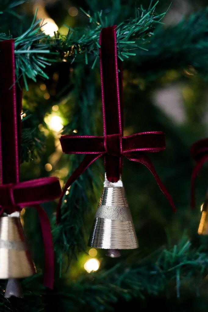 Aberto Design novogodišnja dekoracija BSY235, srebrne boje