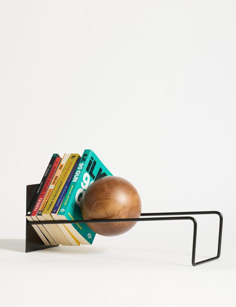 Hanah Home Držač za knjige Toke 16.5 x 18 x 49 cm, Crni