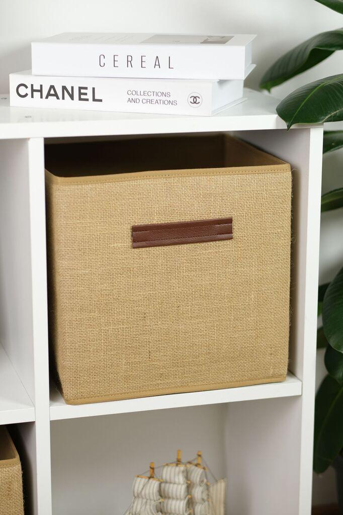 Aberto Design korpa za odlaganje YLC.K.034, 30x30x30cm, krem