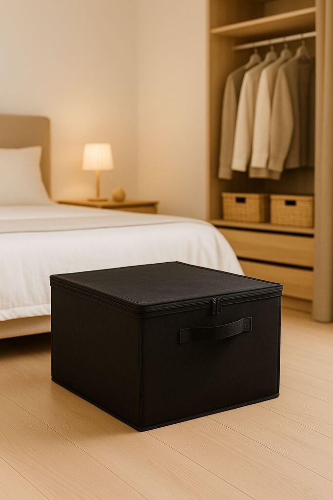 Aberto Design korpa za odlaganje YLC.D.H-032, 42x23x35cm, crna