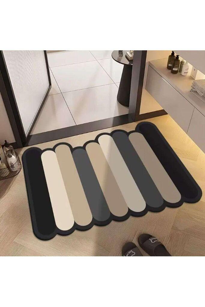 L'essentiel Maison Prostirka za kupatilo Redora, 60 x 100 cm, Šarena