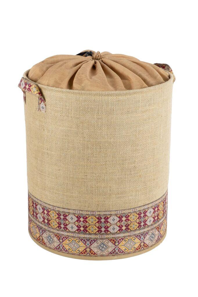 Aberto Design korpa za odlaganje YLC.E.D.S.034, 37x40x37cm, krem