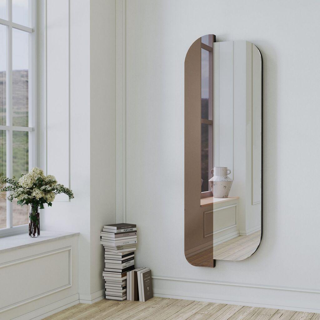 Hanah Home Ogledalo Dan i noć, 50x130 cm, Srebrna boja