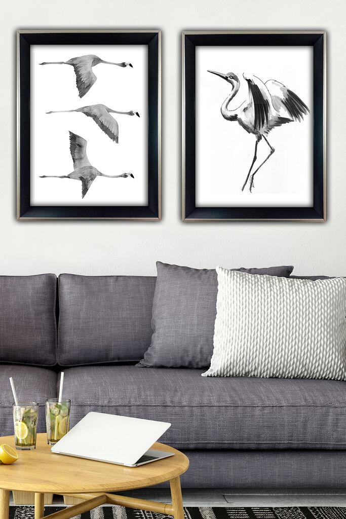 Wallity Set uramljenih slika SGC7436502515590, 2 dijela