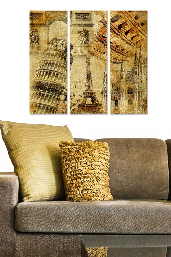 Wallity set slika MDF1281010, 3 dijela