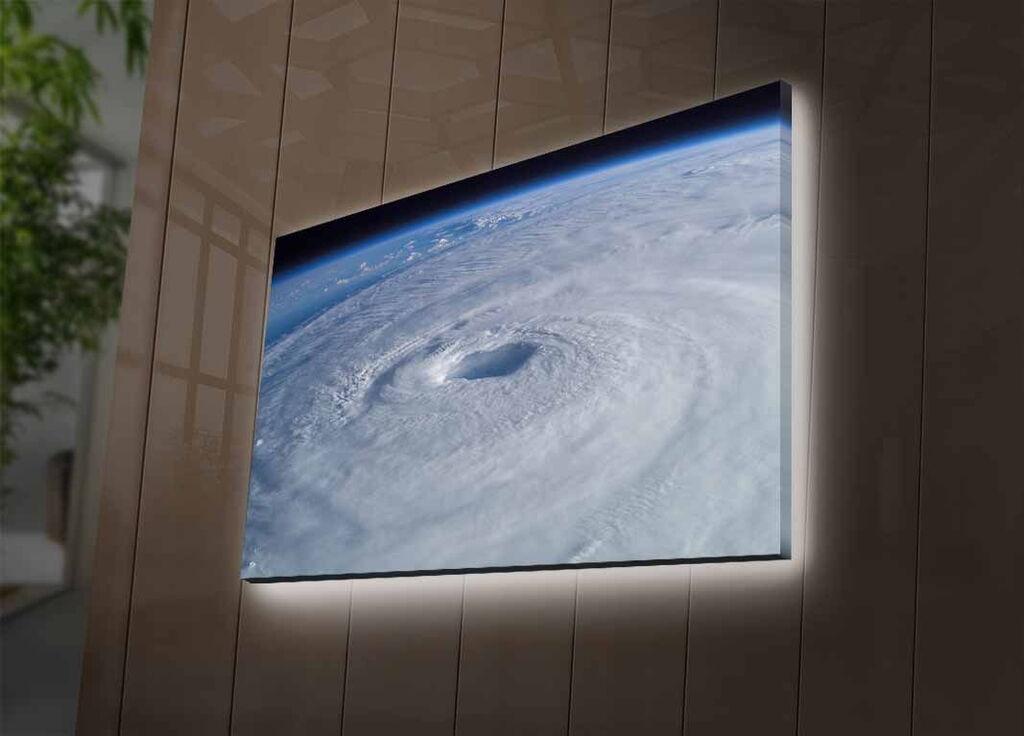 Zidna slika sa LED rasvjetom NASA-040, 45x70 cm