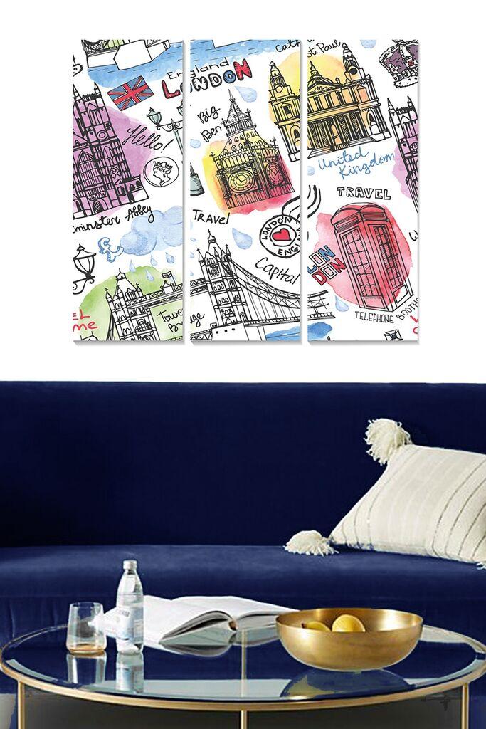 Set slika Wallity MDF298305344, 3 dijela