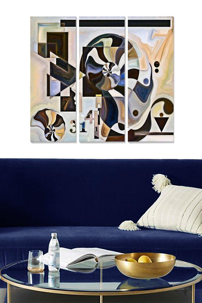 Set slika Wallity MDF1275497500, 3 dijela