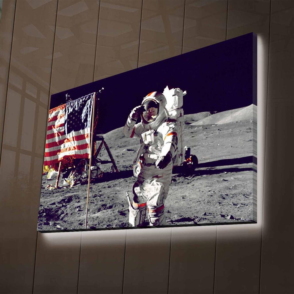 Zidna slika sa LED osvjetljenjem NASA-030, 45x70 cm