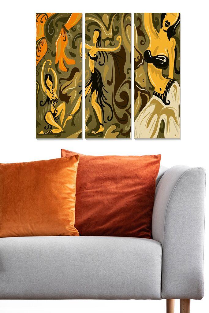 Set slika Wallity MDF149289026, 3 dijela