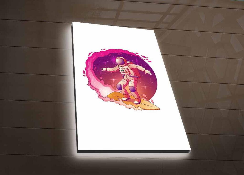 Zidna slika sa LED rasvjetom NASA-043, 45x70 cm