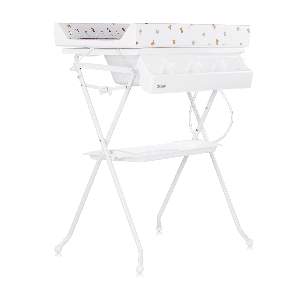Chipolino kada sa postoljem i podlogom za previjanje Aqua Little Farm, 2u1, bijela