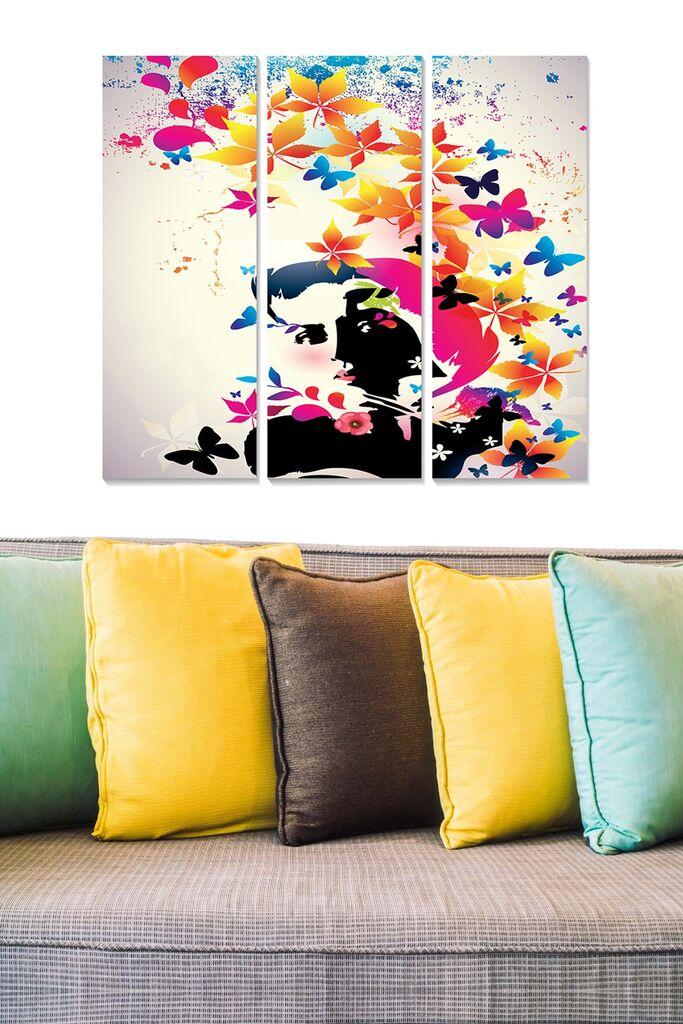 Set slika Wallity MDF6089471, 3 dijela