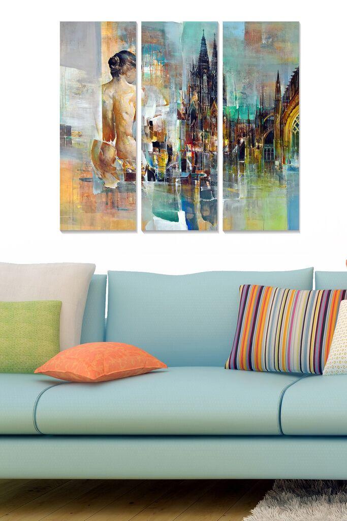 Set slika Wallity MDF1241186878, 3 dijela