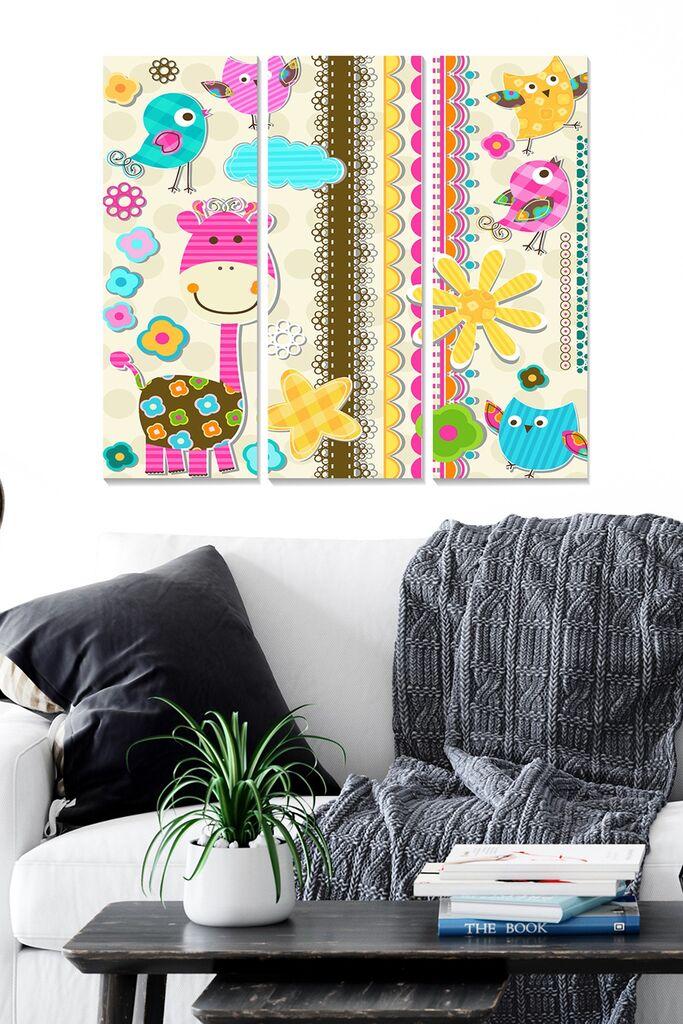 Set slika Wallity MDF1966072, 3 dijela