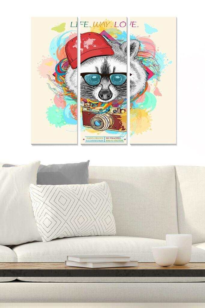 Set slika Wallity MDF417207886, 3 dijela