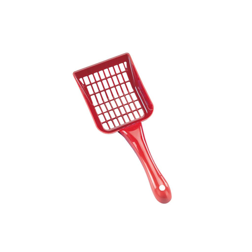Nobby Plastična lopatica za mačke 80091, Crvena