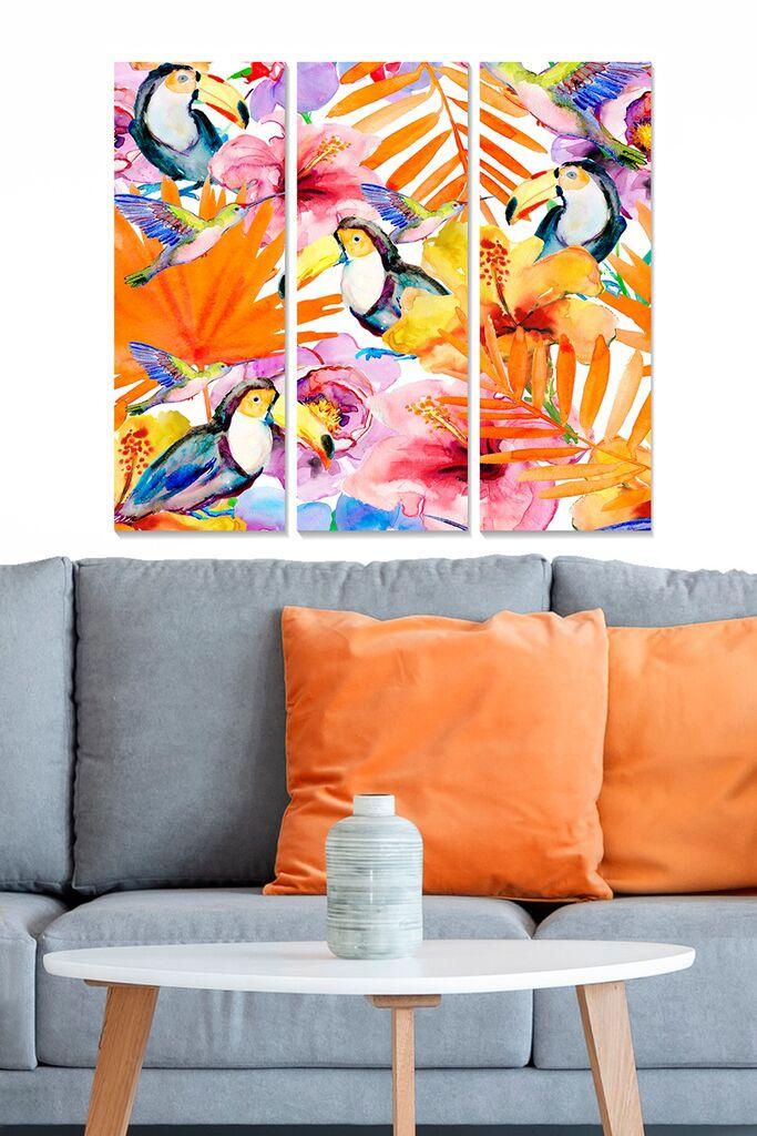 Set slika Wallity MDF47839455, 3 dijela