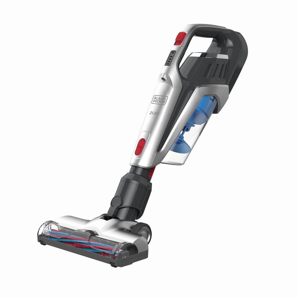 Black & Decker AKU usisivač s teleskopom BHFE620J, 21.6V 2.1Ah 3u1, Crveni